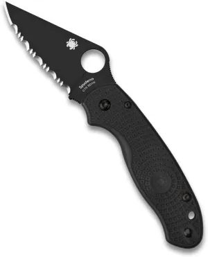 Spyderco Para 3 Lightweight Folding Utility Pocket Knife with 2.93 Inch CTS BD1N Steel Blade and FRN Handle - Everyday Carry - SpyderEdge - C223GPCMO