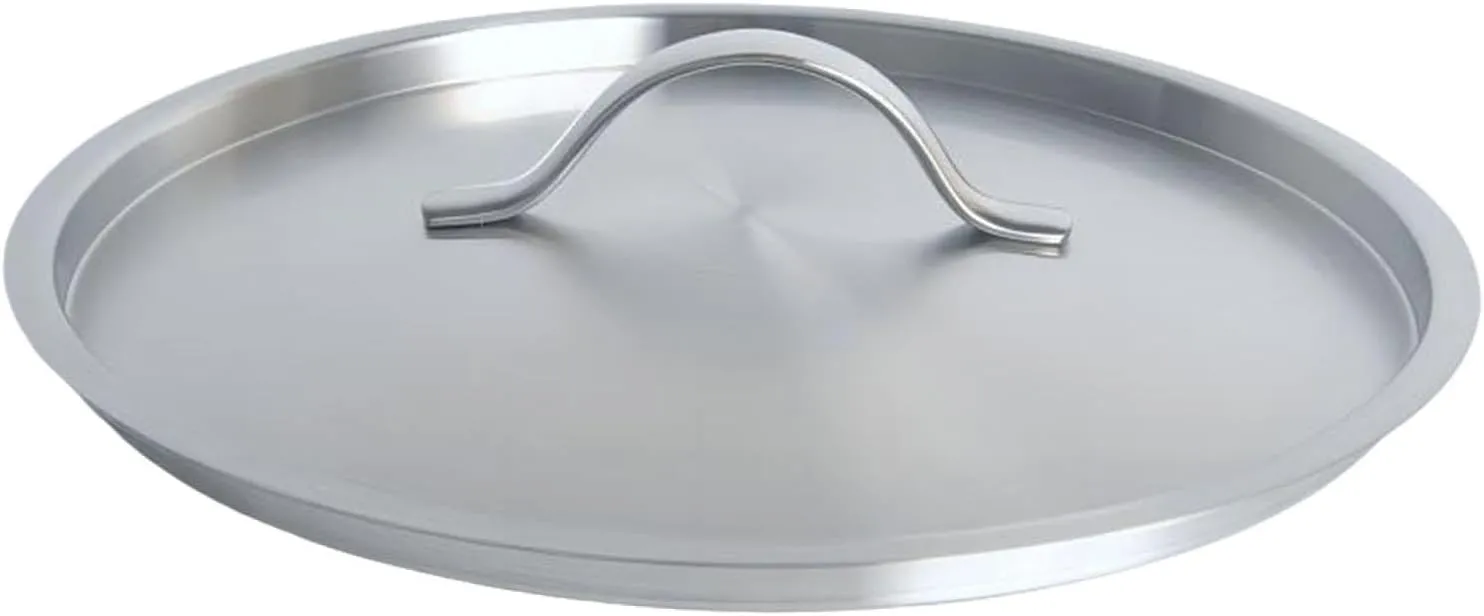 Stainless Steel Pan Lid Frying Pan Cover Easy Clean Practical Heat Resistant Skillet Lid Pan Cover for BBQ Kitchen Camping, 20cm