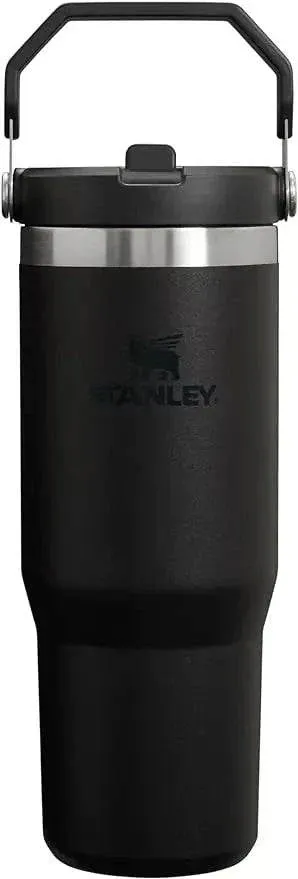 STANLEY Stainless Steel Tumbler with Straw, Vacuum Insulated Water Bottle for Home, Office or Car, Reusable Cup with Straw Leak Resistant Flip