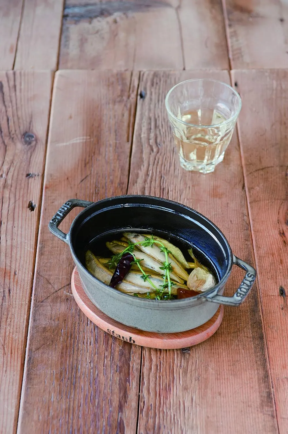 Staub La Cocotte Oval 40509-478 Pico Cocotte Oval Black 5.9 inches (15 cm) Small, Both Handed Casting, Enameled Pot, Induction Compatible, Japanese Authentic Product