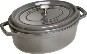 ストウブ(Staub) ココット オーバル Pot, 27cm, 02 Gray