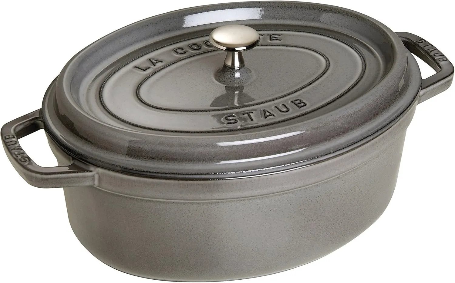 ストウブ(Staub) ココット オーバル Pot, 27cm, 02 Gray