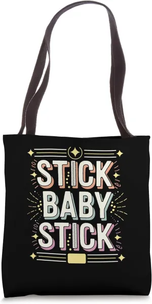 Stick Baby Stick Vitro Fertilization Couples Tote Bag