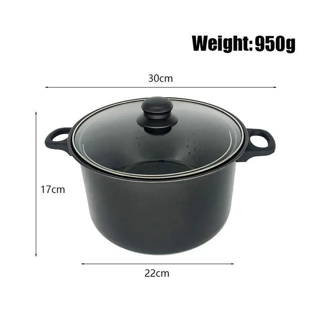 StrainPot - Non-Stick Cooking Pot with Built-In Strainer