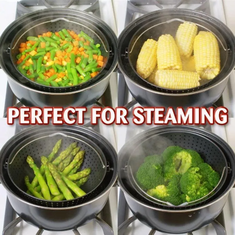 StrainPot - Non-Stick Cooking Pot with Built-In Strainer