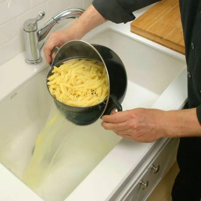 StrainPot - Non-Stick Cooking Pot with Built-In Strainer