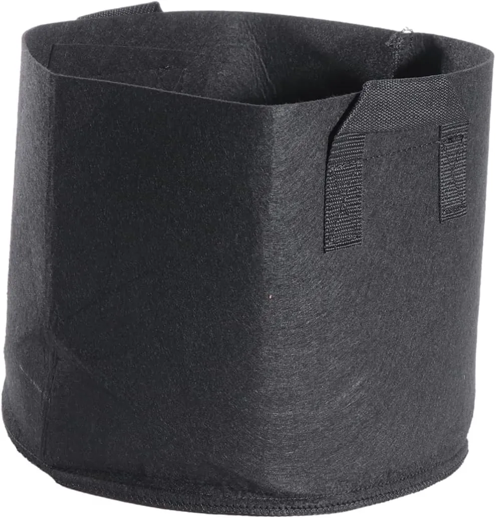 SUPVOX 3pcs 5 5 Gallon Plant Grow Bags with Aeration Fabric Non-Woven Pots Nursery Bag for Air Pruning