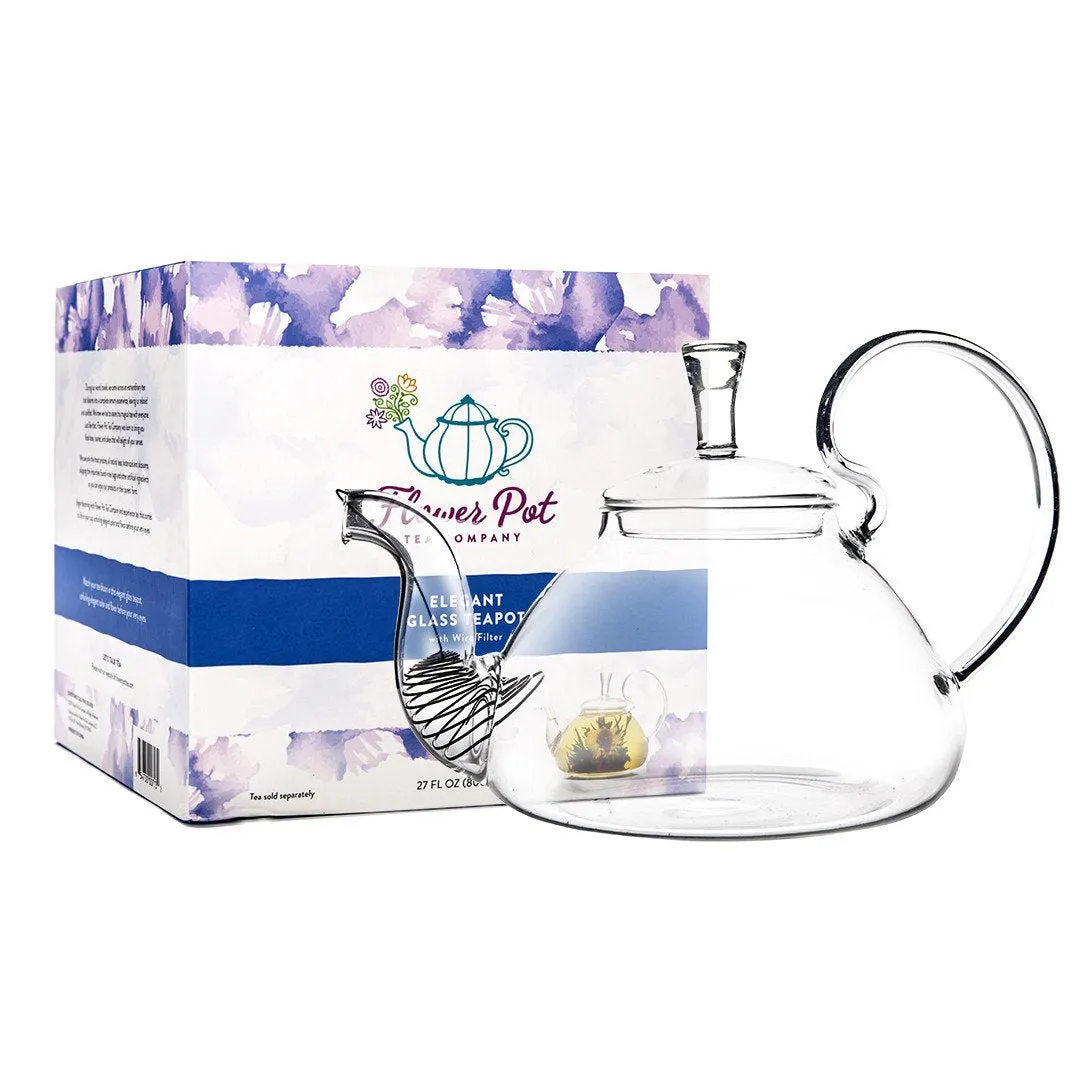TEA -TG- GLASS TEAPOT