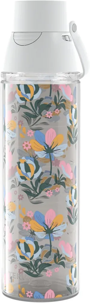 Tervis Floral Chintz-Meadow Insulated Tumbler, 24oz Venture Lite Water Bottle, Classic
