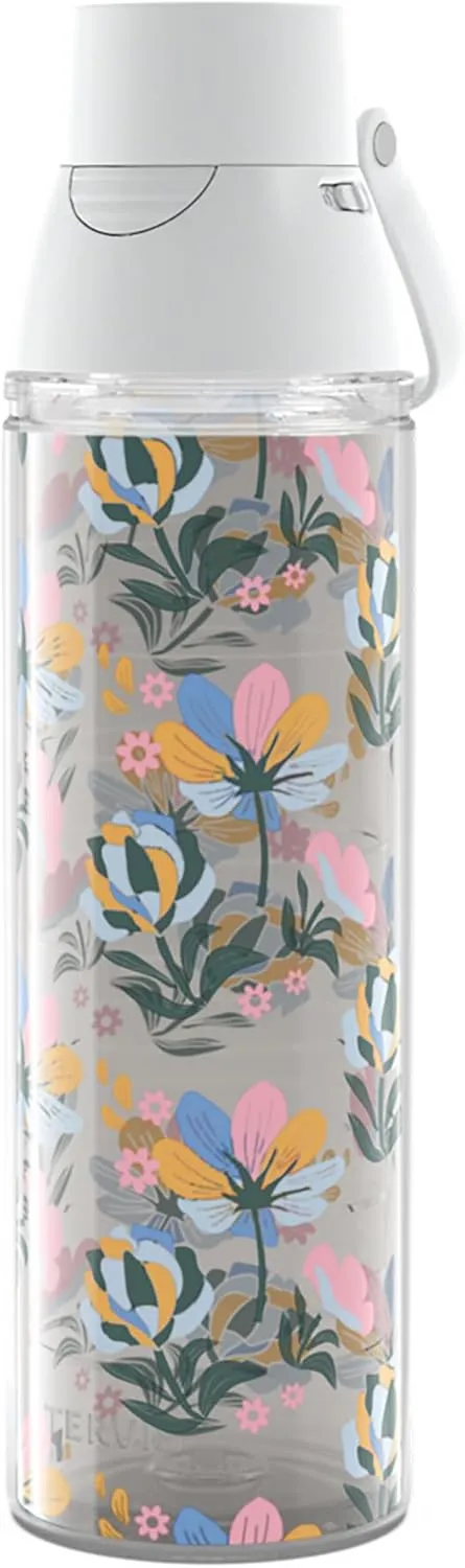 Tervis Floral Chintz-Meadow Insulated Tumbler, 24oz Venture Lite Water Bottle, Classic