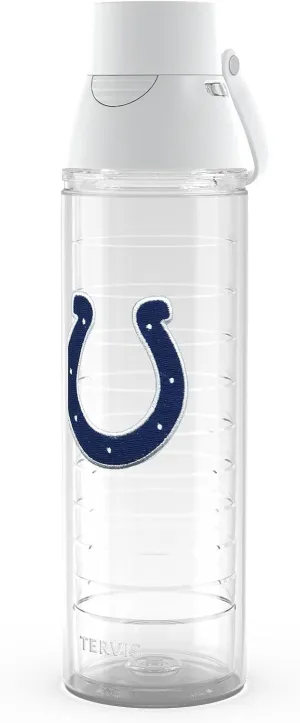 Tervis Venture Lite NFL Indianapolis Colts - Primary Logo Made in USA Double Walled Insulated Tumbler Travel Cup Keeps Drinks Cold & Hot, 24oz Water Bottle, Classic