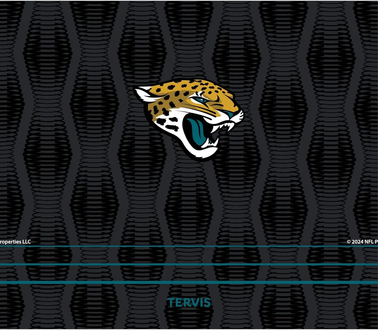 Tervis Venture Water Bottle NFL® Jacksonville Jaguars - Full Speed Triple Walled Insulated Tumbler Travel Cup Keeps Drinks Cold & Hot, 26oz, Stainless Steel