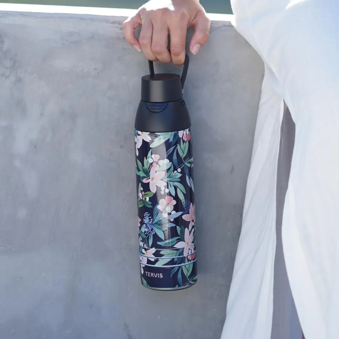 Tervis Venture Water Bottle NFL® Jacksonville Jaguars - Full Speed Triple Walled Insulated Tumbler Travel Cup Keeps Drinks Cold & Hot, 26oz, Stainless Steel