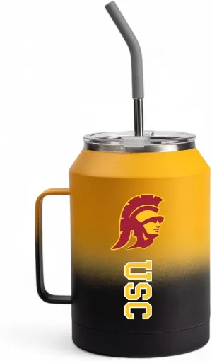 The Memory Company | Licensed NCAA 50oz Ombre Water Jug with Handle and Straw
