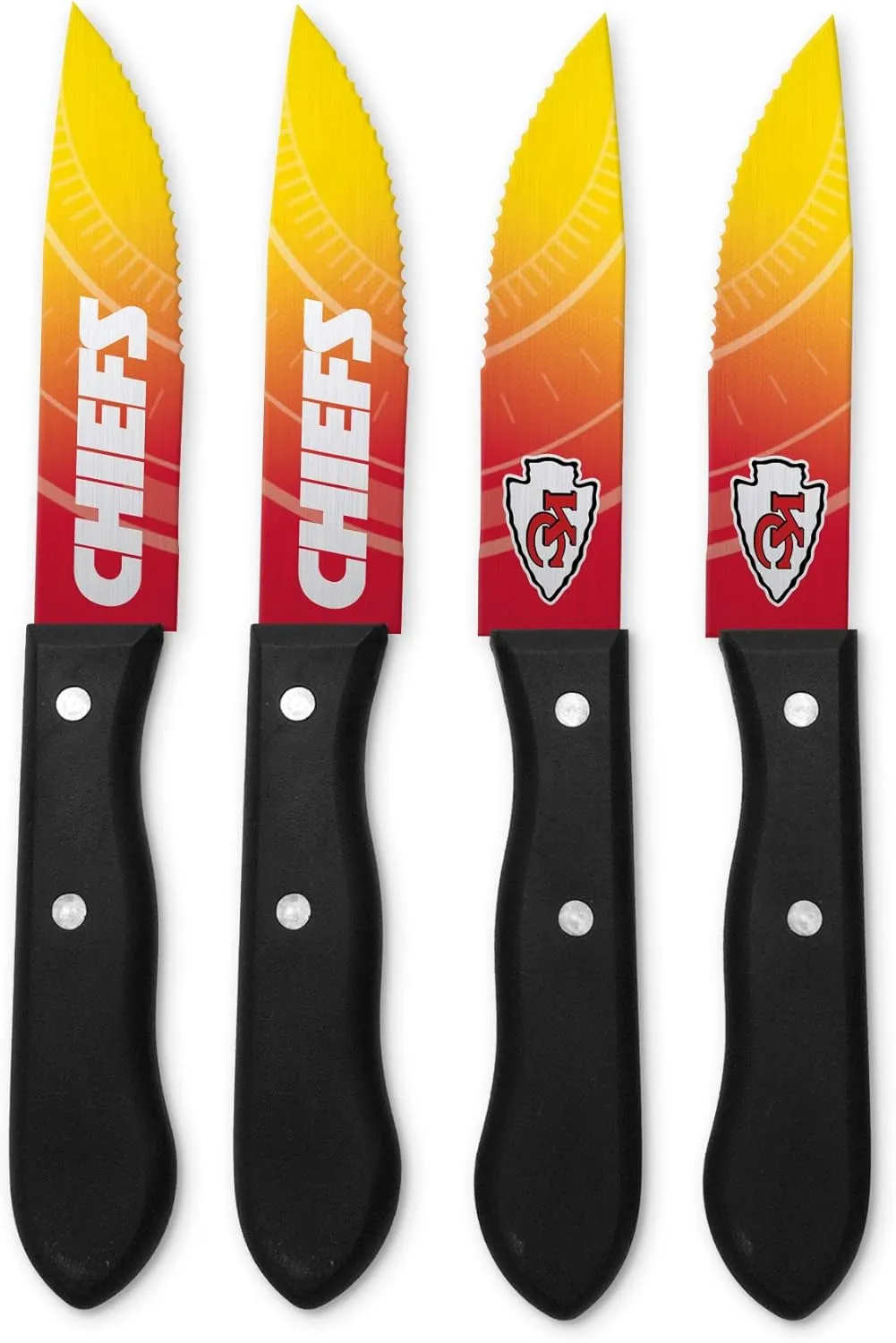 The Sports Vault NFL Kansas City Chiefs Steak Knives