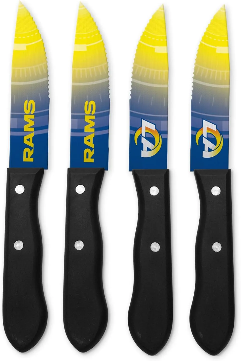 The Sports Vault NFL Los Angeles Rams Steak Knives
