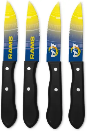The Sports Vault NFL Los Angeles Rams Steak Knives
