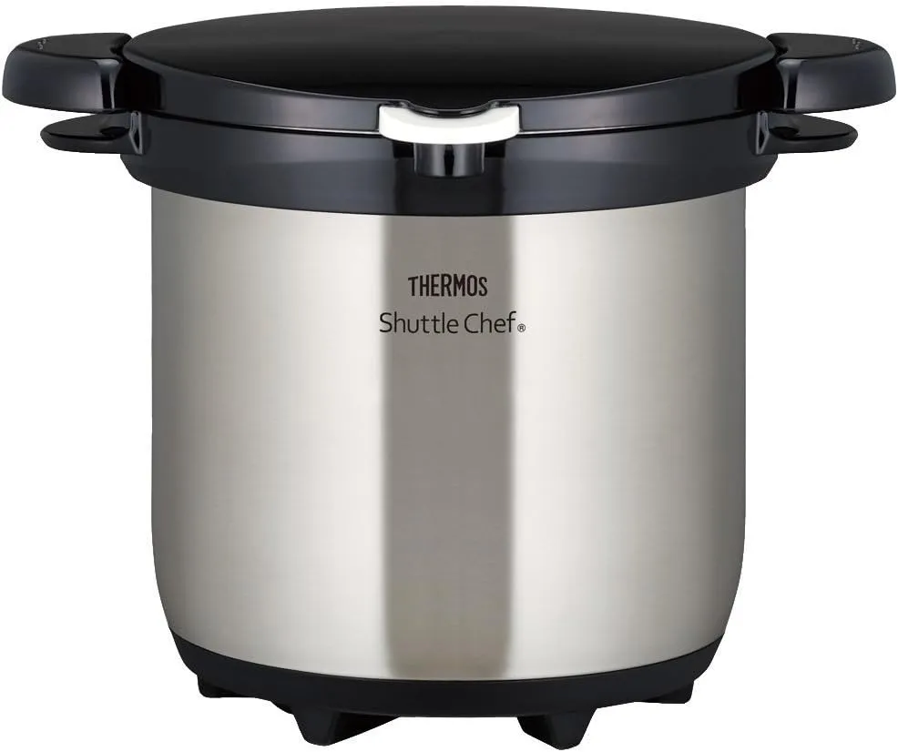 THERMOS Vacuum Insulation Cooker Shuttle Chef 4.5L Clear stainless KBG-4500 CS (Japan import)