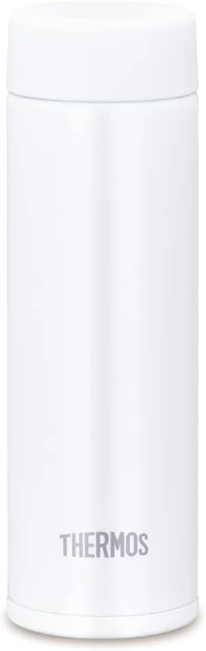 Thermos Water Bottle, Vacuum Insulated Pocket Mug, 5.1 fl oz (150 ml), White JOJ-150 WH (Small Capacity Model)