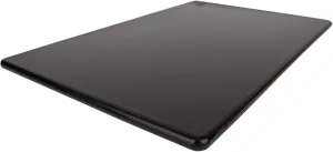 Thirteen Chefs Black Plastic Cutting Board - 18 x 12 x .5 Inch Large, Durable HDPE and NSF Stamped for Commercial Food Service Kitchens
