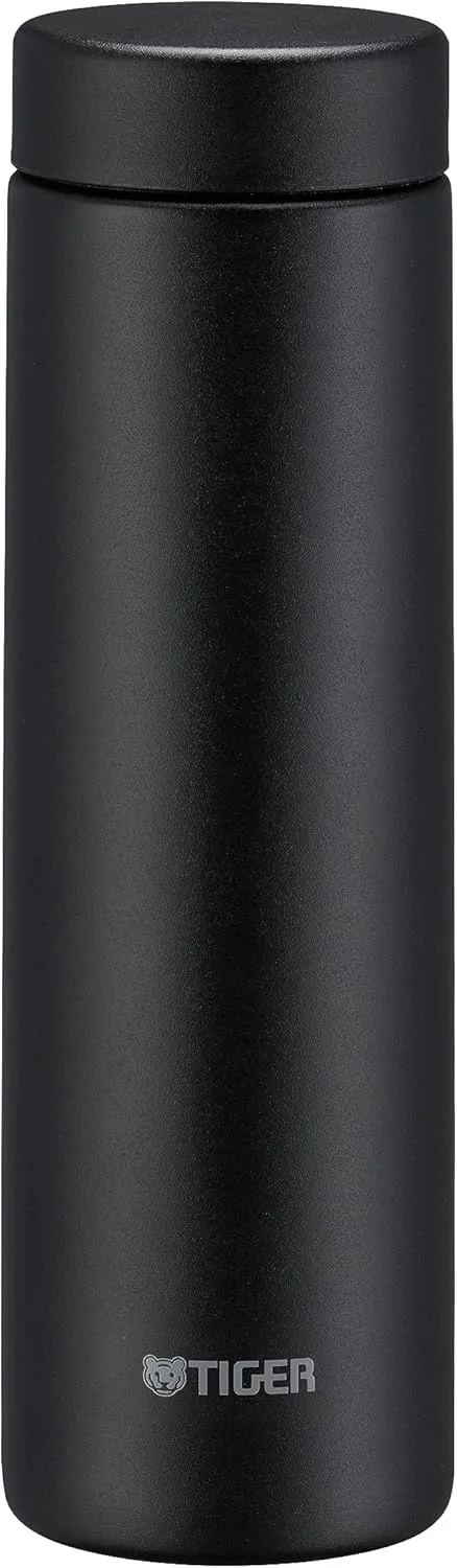 Tiger Thermos Flask (Dishwasher Safe, Integrated Gasket) Water Bottle, 16.9 fl oz (500 ml), White Water OK, Screw Stainless Steel Bottle, Lid and Seal Can Be Washed Together, Easy Cap, Vacuum