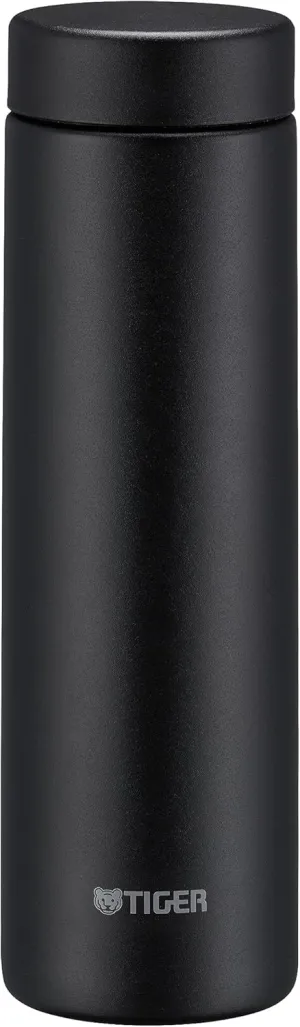 Tiger Thermos Flask (Dishwasher Safe, Integrated Gasket) Water Bottle, 16.9 fl oz (500 ml), White Water OK, Screw Stainless Steel Bottle, Lid and Seal Can Be Washed Together, Easy Cap, Vacuum
