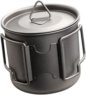 Titanium Outdoor Cooking Pot Set, 350ML