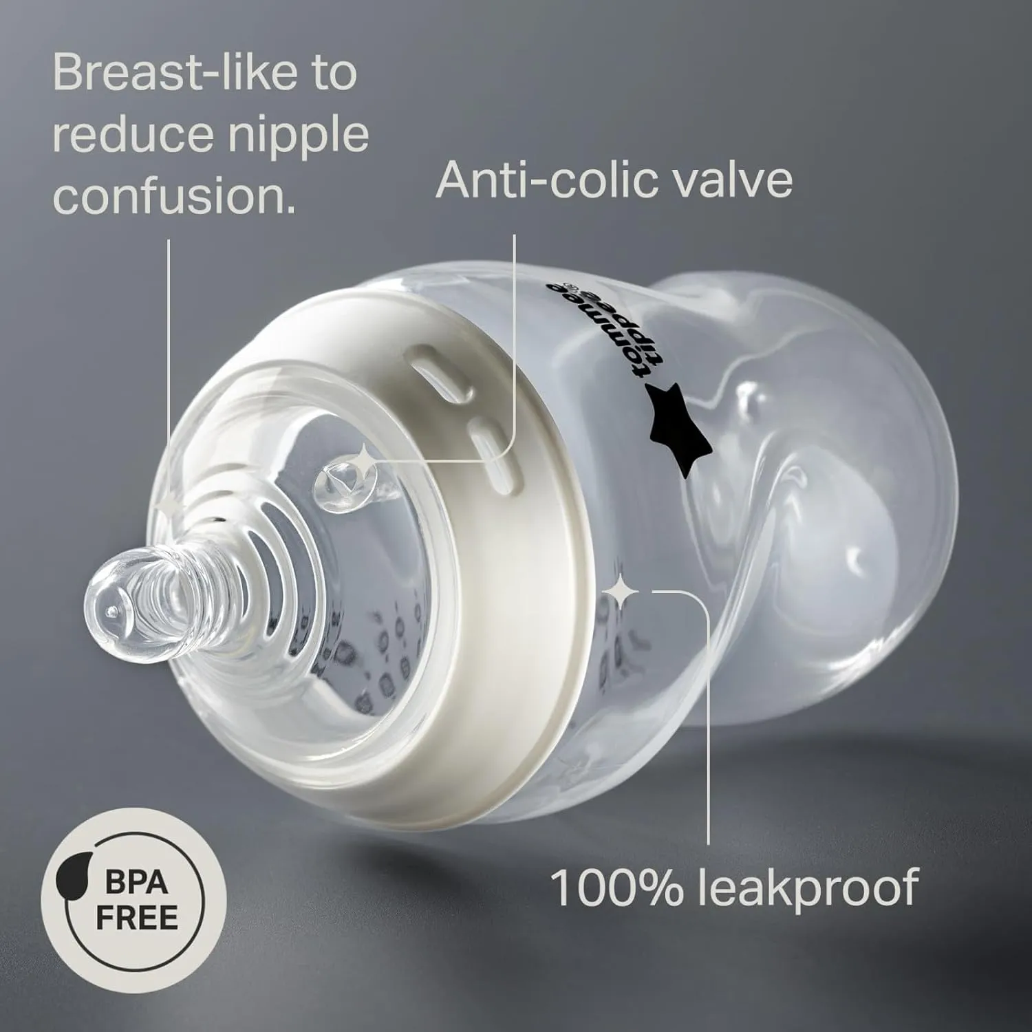 Tommee Tippee Natural Start Ready for Baby BPA Free Bottle 14 Piece Set, 2 x 5oz and 3 x 9oz Anti-Colic Bottles, Slow and Medium Flow Nipples, 0-6 Month Pacifiers, Pink