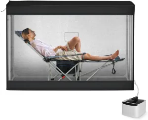 TOREAD Portable Steam Sauna for Home, Full Body Lying Sauna Tent with Reclining Sauna Chair for 1-2 Person, Personnal Sauna Tent with 4L 1400W Steam Generator and Remote Control