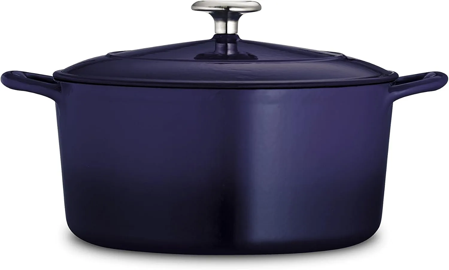 Tramontina Enameled Cast Iron Dutch Oven Pot with Lid, Round 5.5-quart, Blue