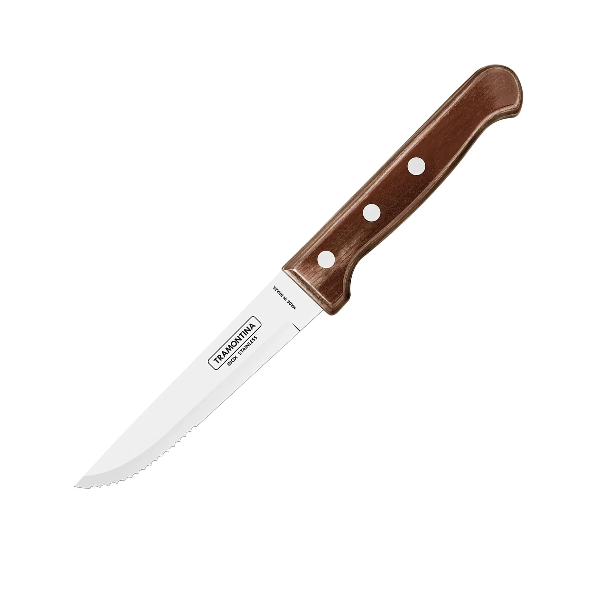 TRAMONTINA - GAUCHO STEAK KNIFE SET OF 6 - BROWN