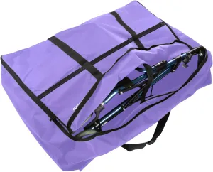 Travel Bag for Massage Bed - Massage Bed Storage Bag - for Travel Bag Folding Walkers Compact Wheelchair Bag Folding Bike Bag Walker Bag Portable (Purple)