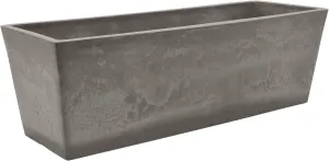 U65CT Simplicity Window Box, 25.5" x 9, Cement