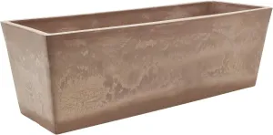 U65TP Simplicity Window Box, 25.5" x 9, Taupe