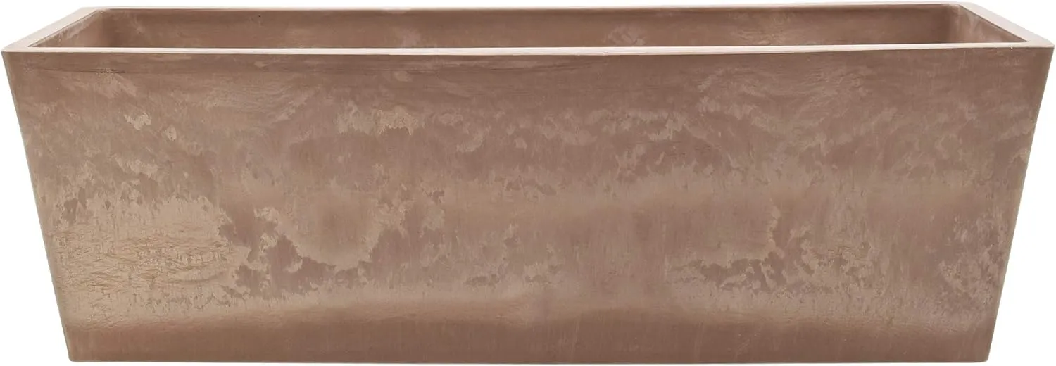 U65TP Simplicity Window Box, 25.5" x 9, Taupe