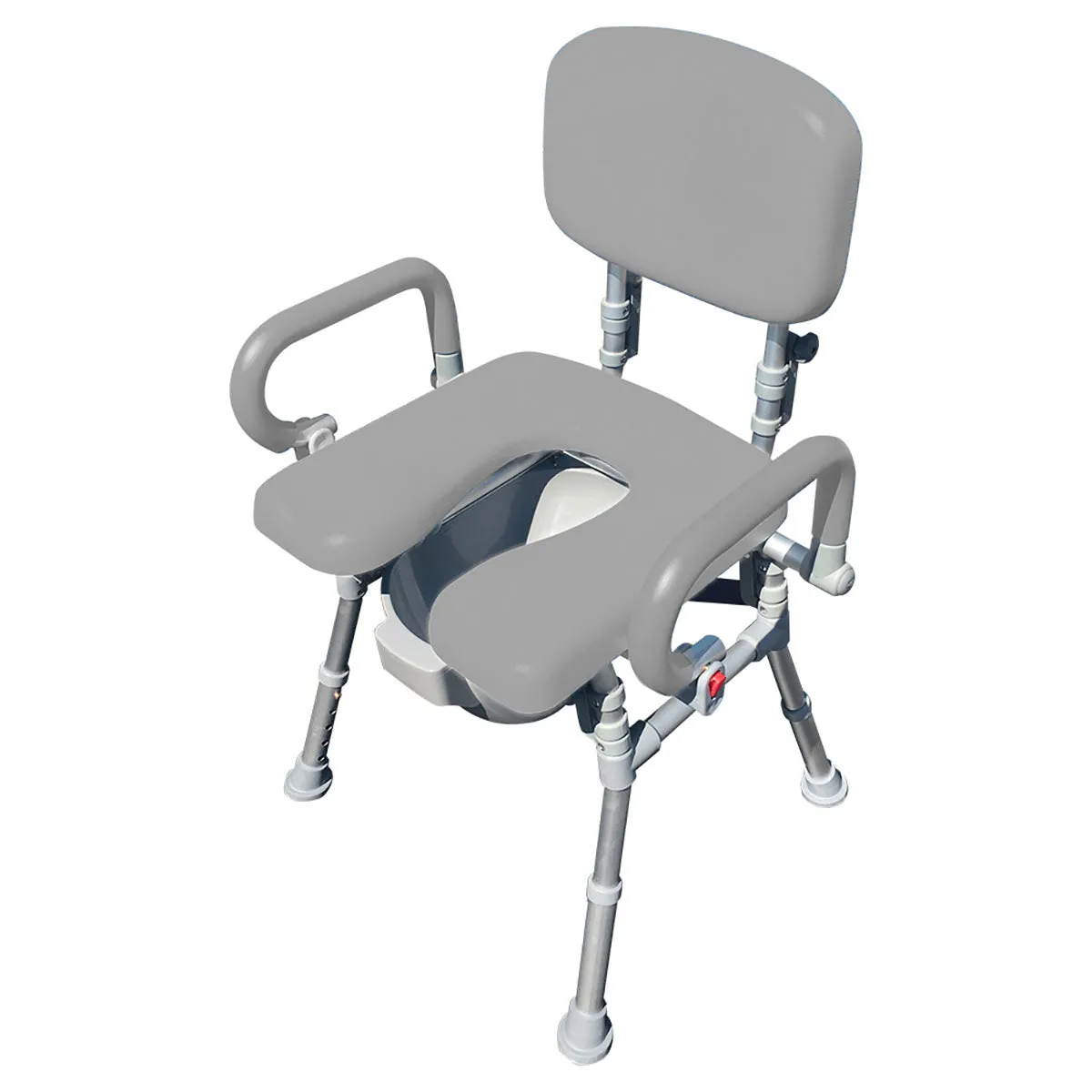 UltraCommode Chair, Foldable Commode Reduced price Thanksgiving sale Blue