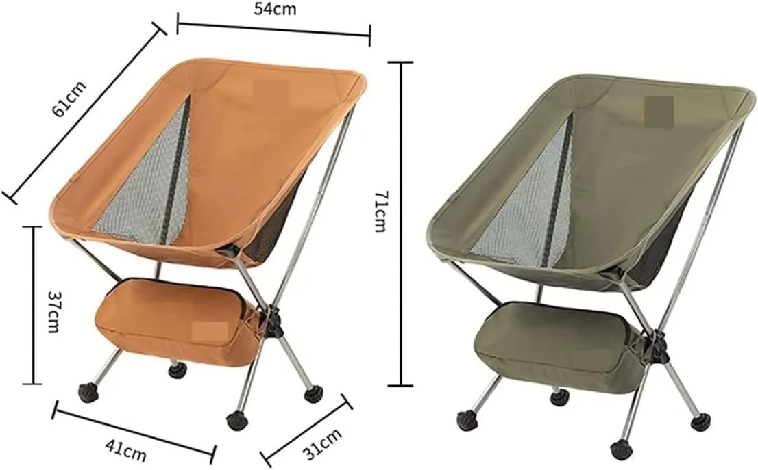 Ultralight Camping Chair Backpack Travel Hiking Foldable Portable Outdoor Beach Seat Folding Double Sided Breathable Mesh