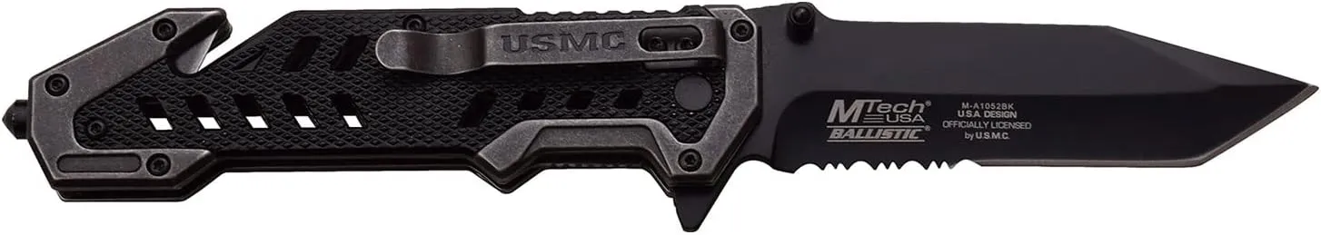 U.S. Marines by Mtech USA M-A1052 Series Spring Assist Folding Knife, 5-Inch Closed