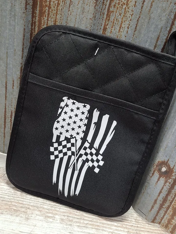 USA Race car pot holder