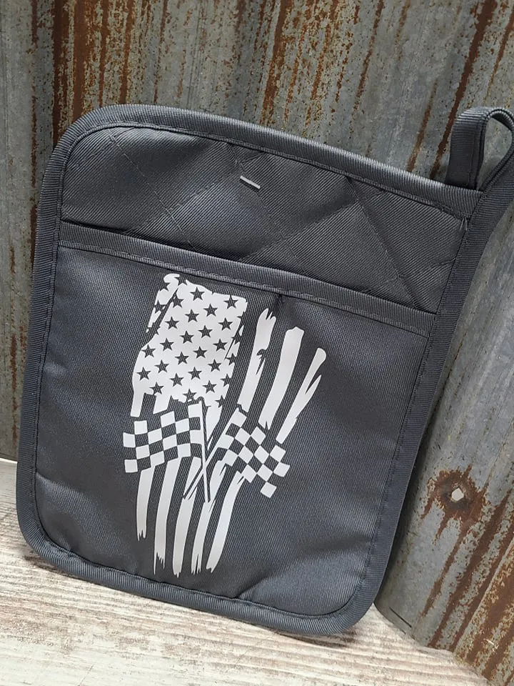USA Race car pot holder