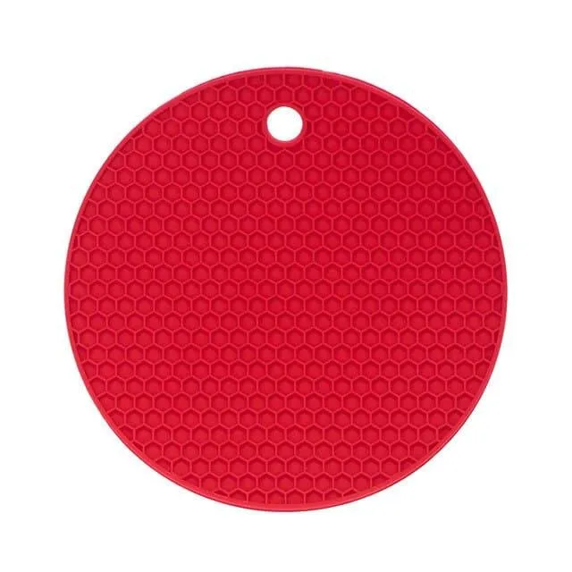 Useful Heat-Resistant Anti-Slip Silicone Pot Mat