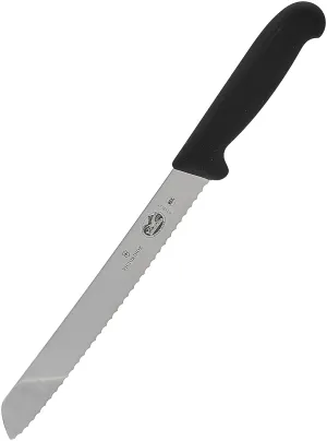 Victorinox Swiss Army 8" Serrated Bread Knife with Fibrox Handle, 47549