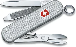 Victorinox Swiss Army Classic Pocket Knife (Silver Alox)