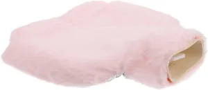 Warm Water Bottle with Plush Cover Refillable Hot Water Bag Detachable Washable Foot Warmer for Home Use Leakproof Insulated Design for Comfortable Winter Feet