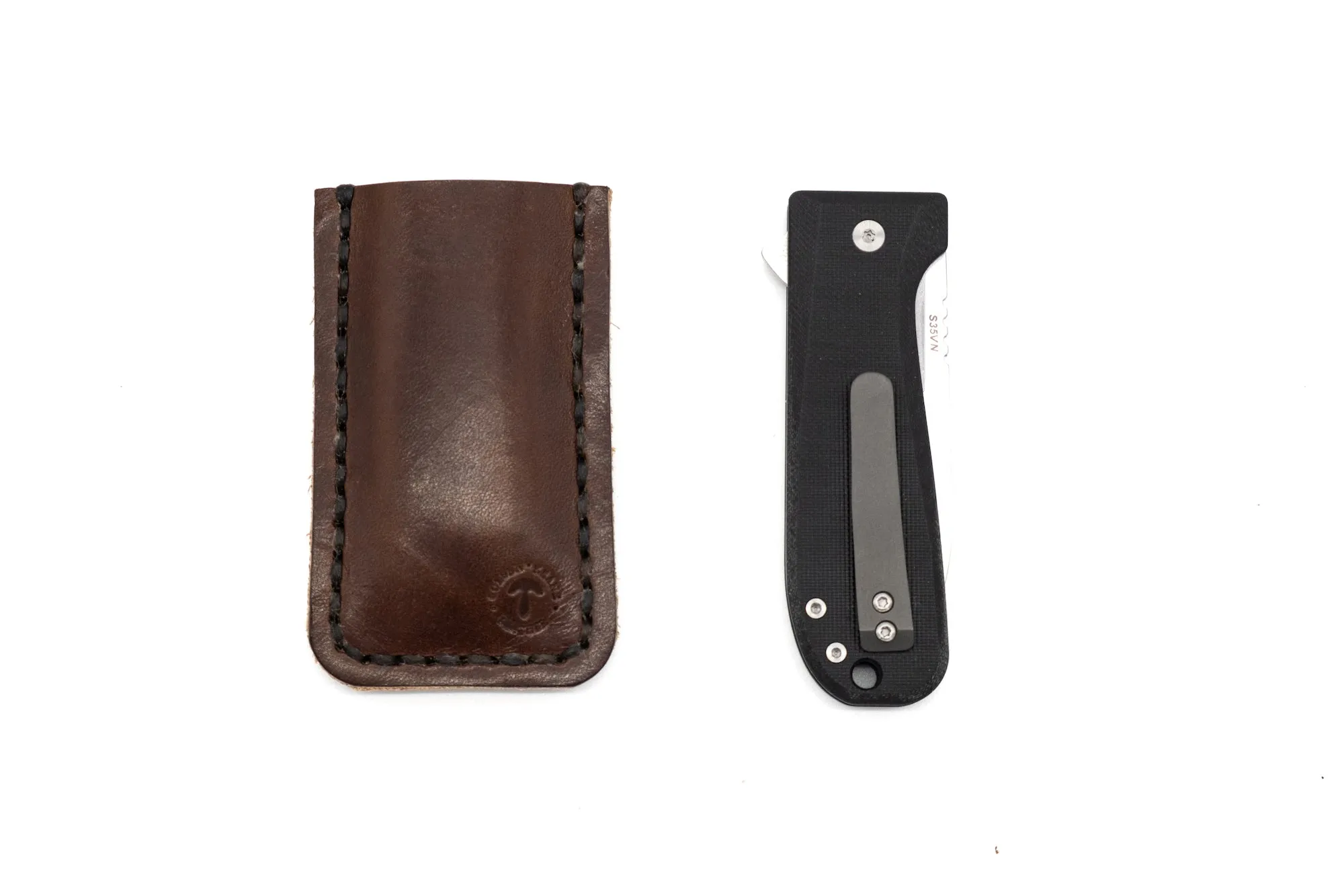 WESN The Allman Knife with Leather Sheath