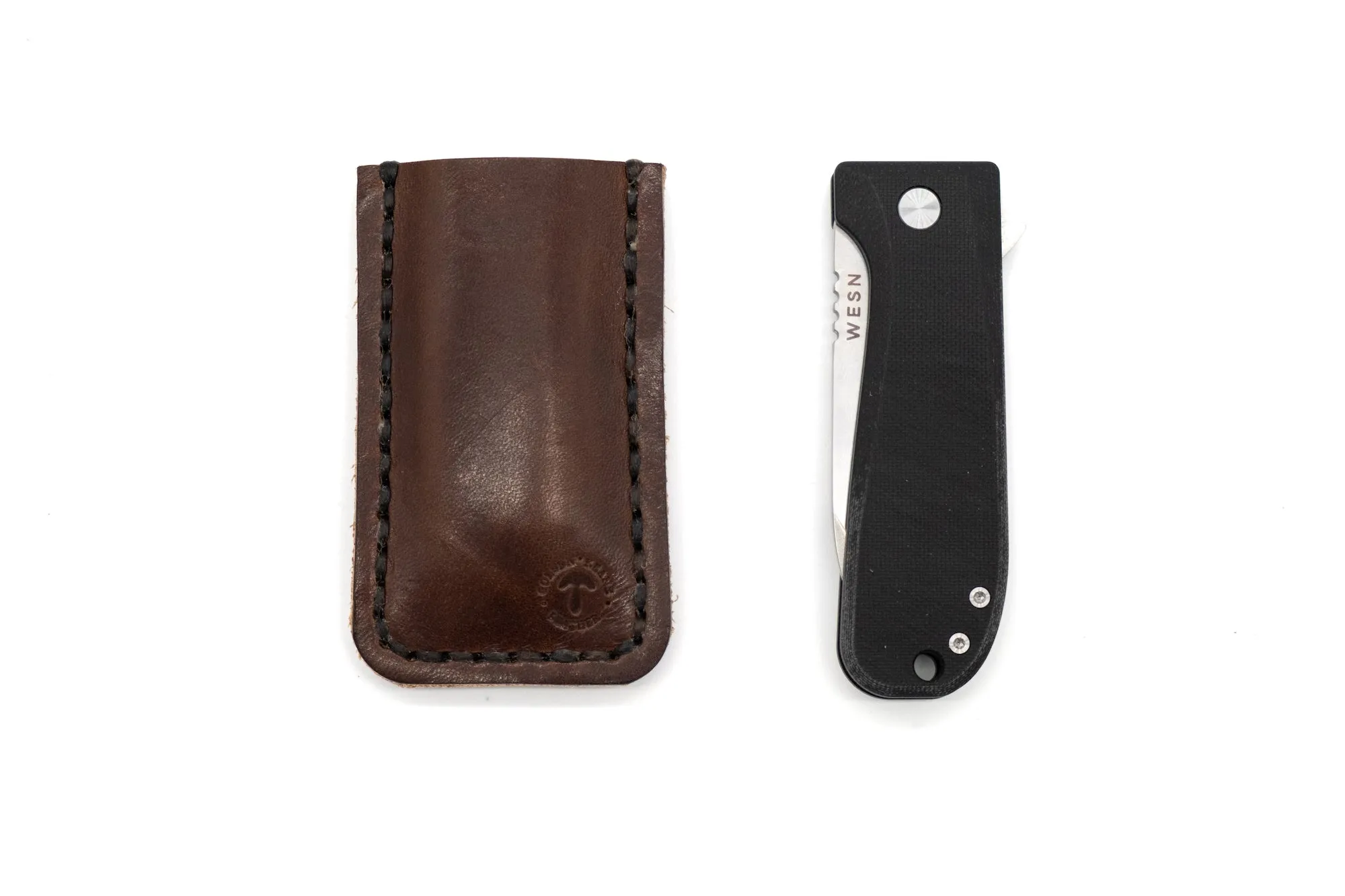 WESN The Allman Knife with Leather Sheath