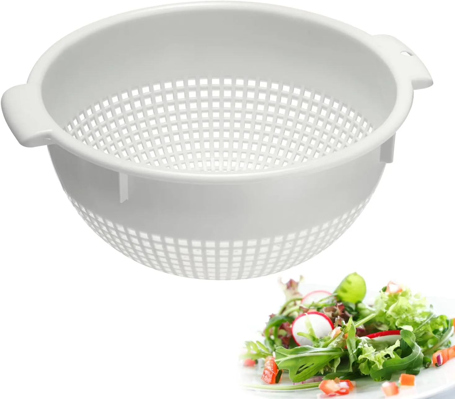 Westmark 21262211 Pasta Strainer, Resin, White
