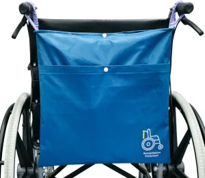 Wheelchair Storage Bag and Rollator Walker Accessories,Lightweight Folding Waterproof Pouch Backpack Bags for Back of Electric Chair for Seniors,Adults Travel