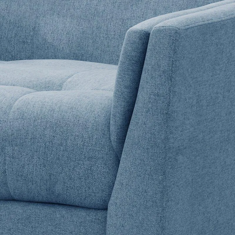 Wide Tufted Arm Chair for living room
