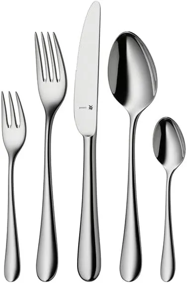 WMF Cutlery Set Merit Cromargan Protect Stainless Steel Polished Extremely Scratch Resistant with Inserted Blade (30-Pieces for 6 People)